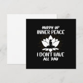 Yoga Lover | Yoga die ik niet de hele dag heb Kaart (Voorkant / Achterkant)