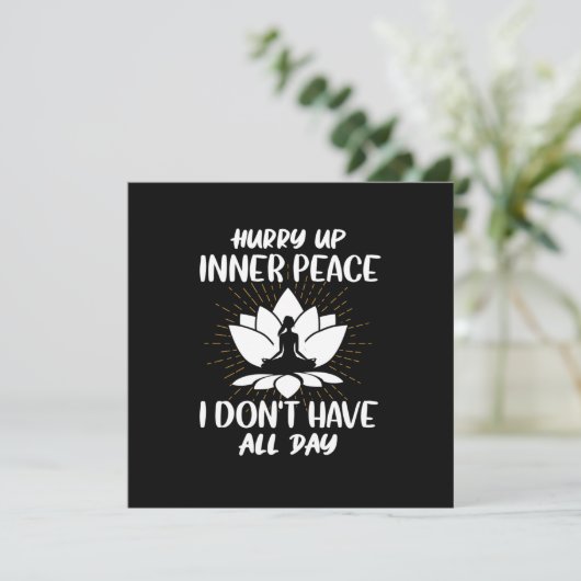 Yoga Lover | Yoga die ik niet de hele dag heb Kaart (Staand voorkant)