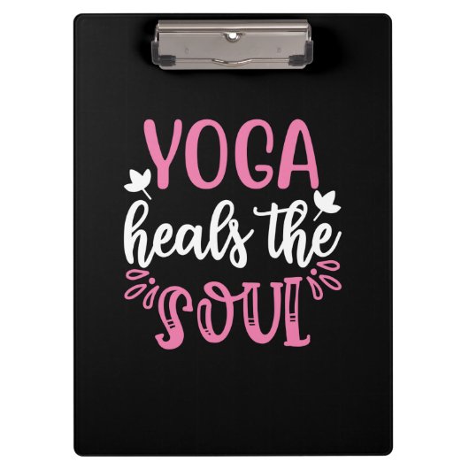 Yoga Lover | Yoga Heals de sol Klembord (Voorkant)