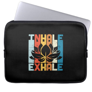 Yoga Lover Yoga Inhale Laptop Sleeve