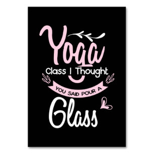 Yoga Lover Yoga Klasse I dacht dat u zei: Kaart