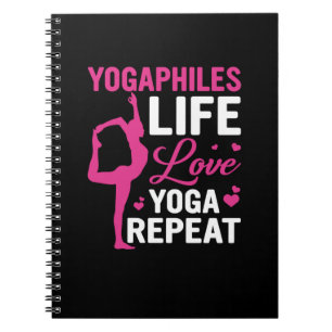 Yoga Lover   Yoga Life Love Yoga Repat Notitieboek