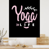 Yoga Lover Yoga Life Poster (Keuken)