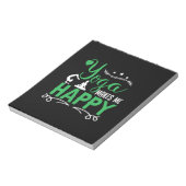 Yoga Lover | Yoga Make Me Happy Notitieblok (Linkerzijde)