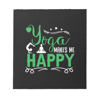 Yoga Lover | Yoga Make Me Happy Notitieblok