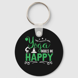 Yoga Lover | Yoga Make Me Happy Sleutelhanger