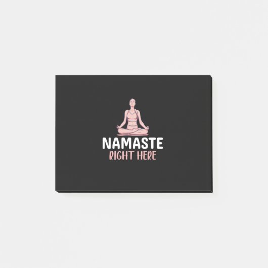 Yoga Lover | Yoga Namaste hier Post-it® Notes (Voorkant)