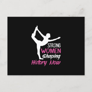 Yoga Lover   Yoga Strong Woman Briefkaart