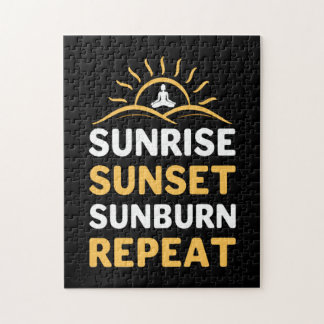Yoga Lover | Yoga Sunrise Sunset Sunburn Repuit Legpuzzel