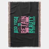 Yoga Lover | Yoga toevoegen om de schoonheid te be Deken (Voorkant Verticaal)