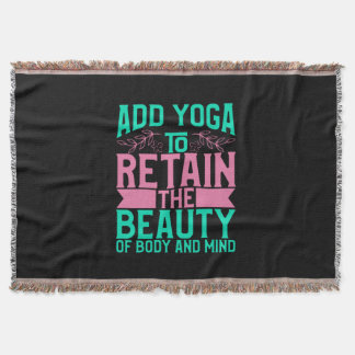 Yoga Lover | Yoga toevoegen om de schoonheid te be Deken