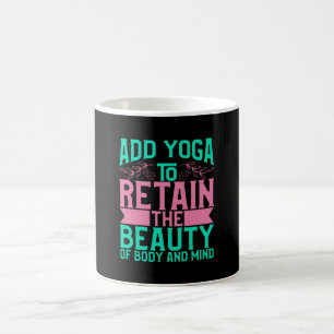 Yoga Lover Yoga toevoegen om de schoonheid te be Koffiemok