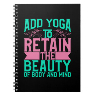 Yoga Lover   Yoga toevoegen om de schoonheid te be Notitieboek