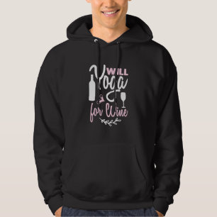 Yoga Lover Zal yoga voor wijn Hoodie