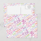 Yoga Lover's Briefkaart (Voorkant / Achterkant)