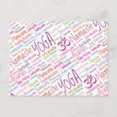 Yoga Lover's Briefkaart (Voorkant)