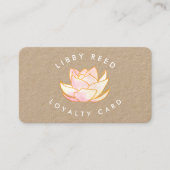 Yoga Loyaliteit 10 bezoeken Visitekaartje (Voorkant)