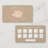 Yoga Loyaliteit 10 bezoeken Visitekaartje (Voorkant / Achterkant)