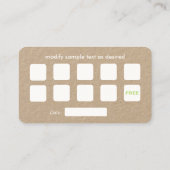 Yoga Loyaliteit 10 bezoeken Visitekaartje (Achterkant)