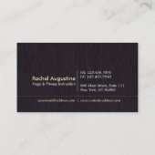 Yoga Loyalty 6 Punch Gold Mandala & Black Leather (Achterkant)