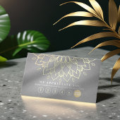 Yoga Loyalty 6 Punch Gold Mandala Grey Leather