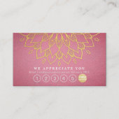 Yoga Loyalty 6 Punch Gold Mandala Paars Leather (Voorkant)