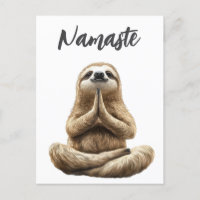 Yoga Luiaard Namaste