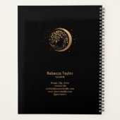 yoga maantrendy life coach tree of life gold planner (Achterkant)