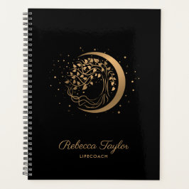 yoga maantrendy life coach tree of life gold planner