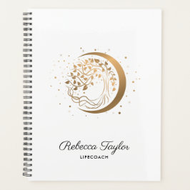 yoga maantrendy life coach tree of life gold planner