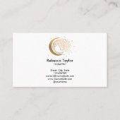 yoga maantrendy life coach WILLOW Wtree gold Visitekaartje (Achterkant)