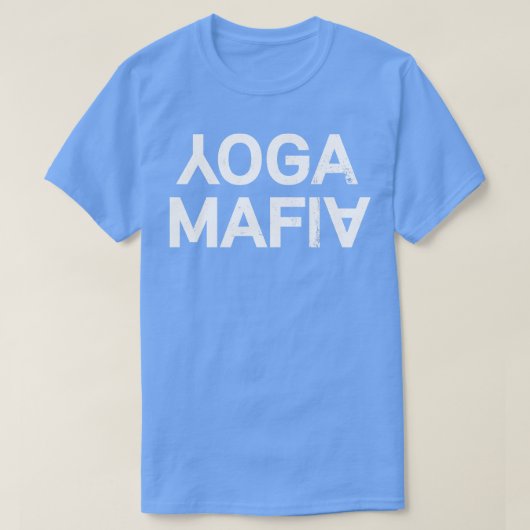 Yoga Maffia Liefde Vrede Grappig Gift 1 T-shirt (Design voorkant)