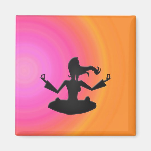 yoga magneet (Voorkant)