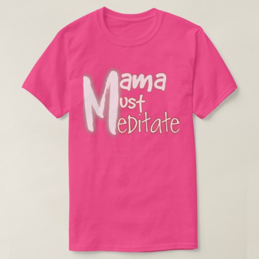 Yoga mam meditation accessoires t-shirt (Design voorkant)