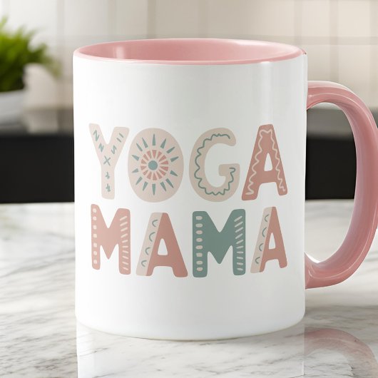Yoga Mama Boho Pastel Classic Coffee Mok