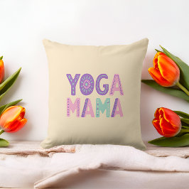 Yoga Mama Boho Pastel Kussen