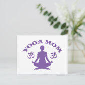 Yoga mama briefkaart (Staand voorkant)