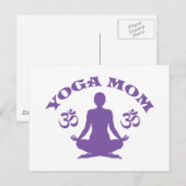 Yoga mama briefkaart (Voorkant / Achterkant)