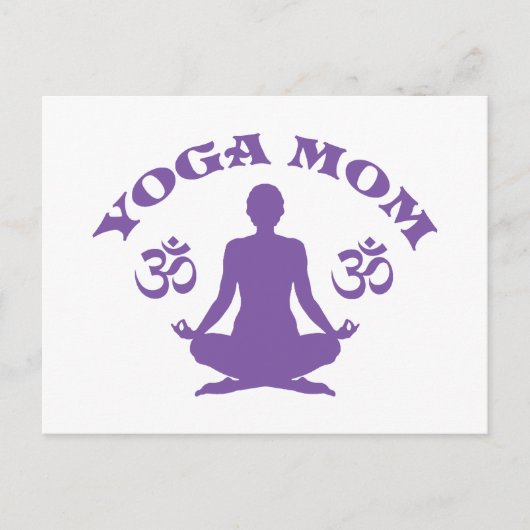 Yoga mama briefkaart (Voorkant)