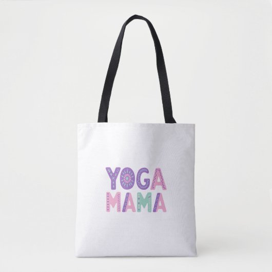 Yoga Mama Custom Foto Canvas tas (Voorkant)