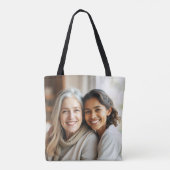 Yoga Mama Custom Foto Canvas tas (Achterkant)
