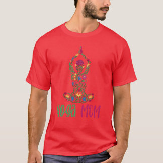 Yoga Mama Hobby Moeder Mama familie T-shirt