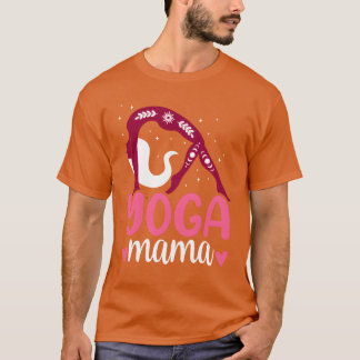 Yoga Mama Hobby Moeder Mama Mama Vrienden T-shirt