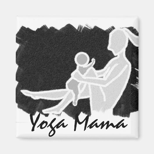 Yoga Mama Magneet (Voorkant)