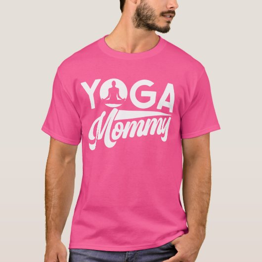 Yoga Mama Moeder Hobby Mama jongen T-shirt (Voorkant)