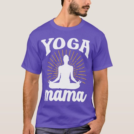 Yoga Mama Moeder Mama Hobby vriend T-shirt (Voorkant)