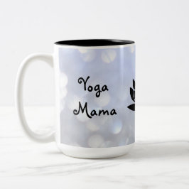 Yoga Mama Namaste design Tweekleurige Koffiemok
