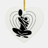 Yoga mama Ornament (Voorkant)