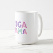 Yoga Mama Pastel Koffie Mok (Voorkant rechts)