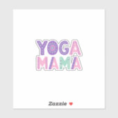 Yoga Mama Pastel Vinyl Sticker (Vel)